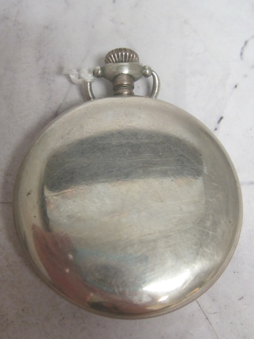 Elgin 7 Jewels Nickel Case Pocketwatch - 4