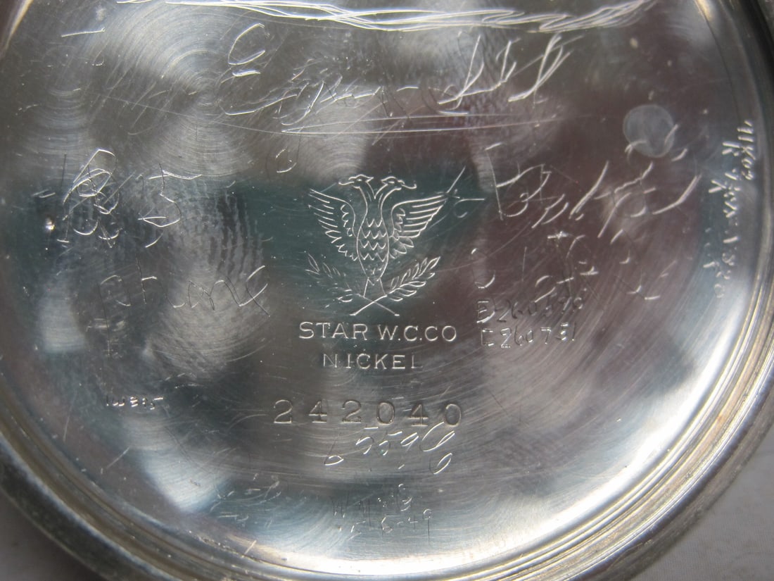 Elgin 7 Jewels Nickel Case Pocketwatch - 7