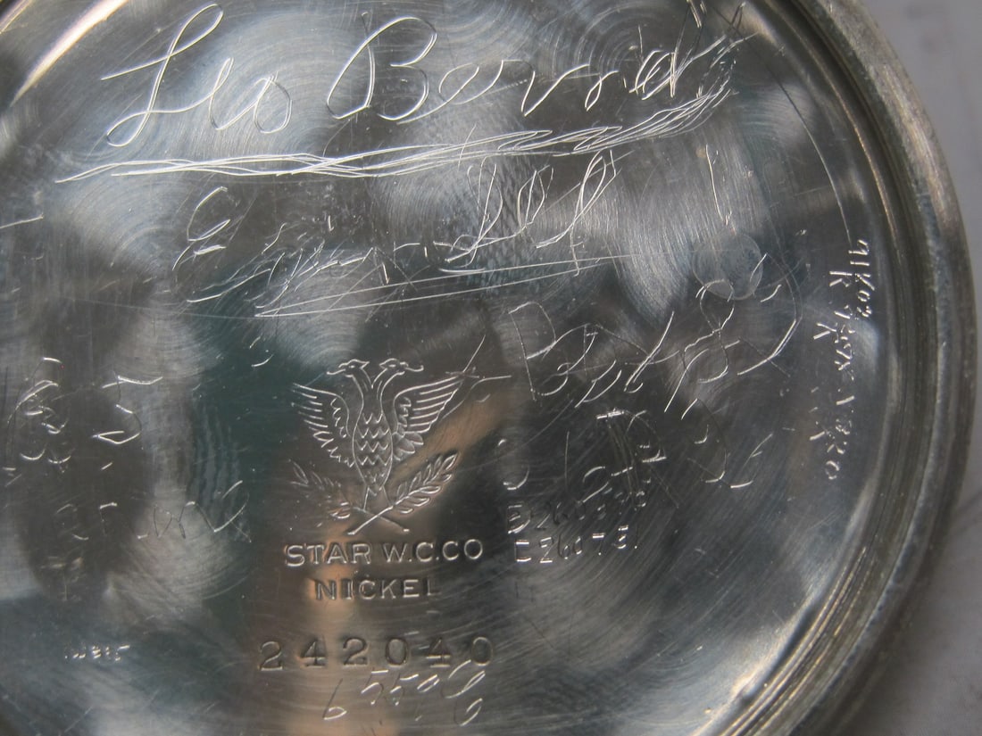 Elgin 7 Jewels Nickel Case Pocketwatch - 9