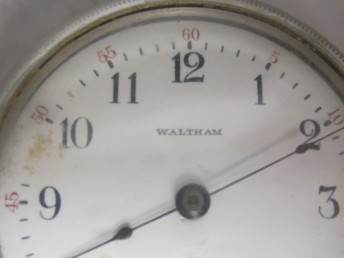 Waltham 15 Jewels Oresilver Case Pocketwatch - 2