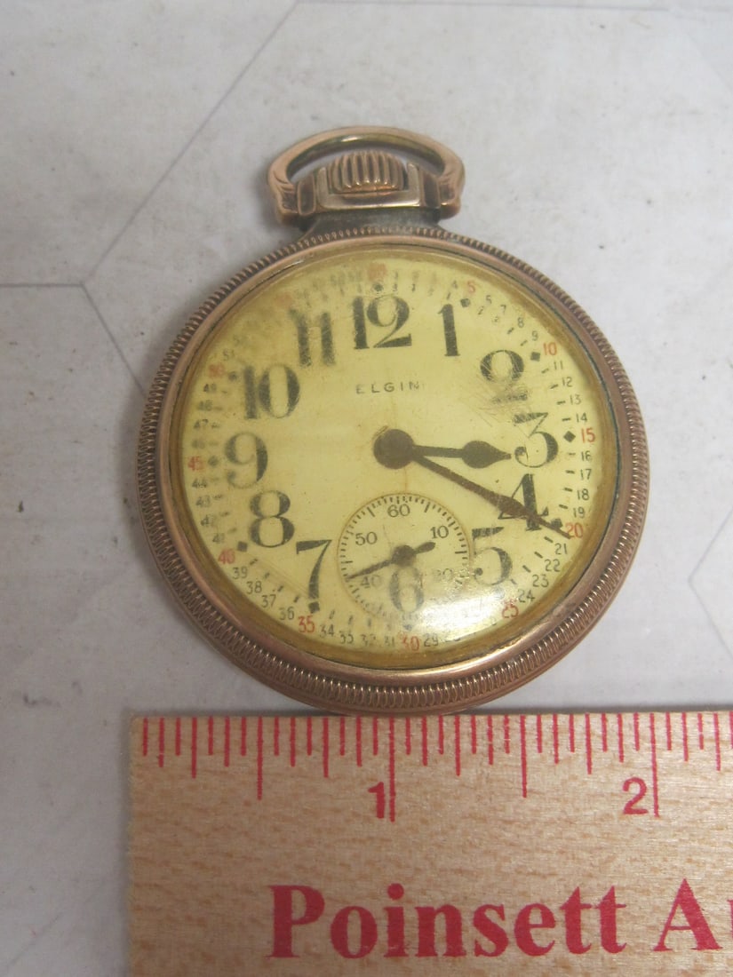 Elgin B.W. Raymond Model 17 Jewels 10k Gold-filled Pocketwatch - 8