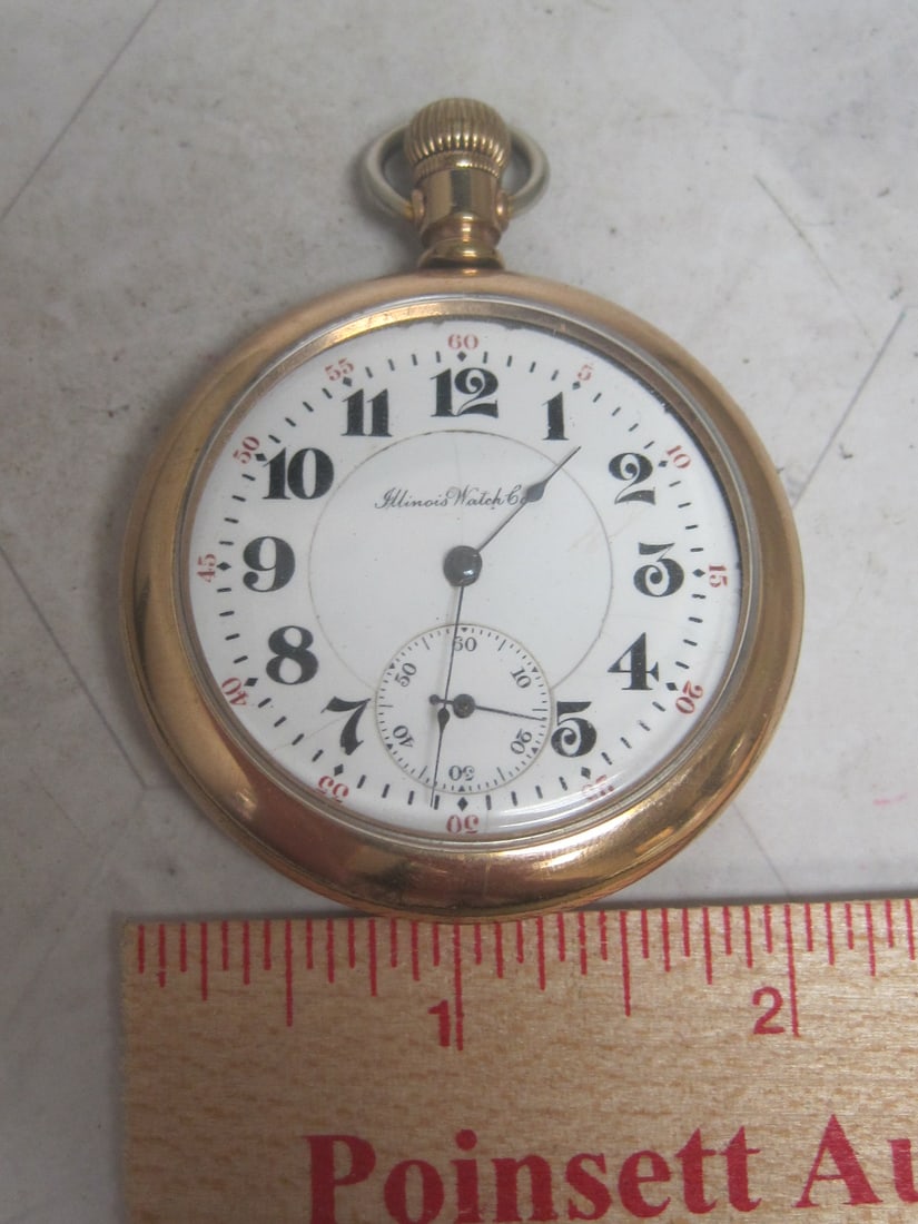 Illinois Watch Co. 19 Jewels Pocketwatch - 9