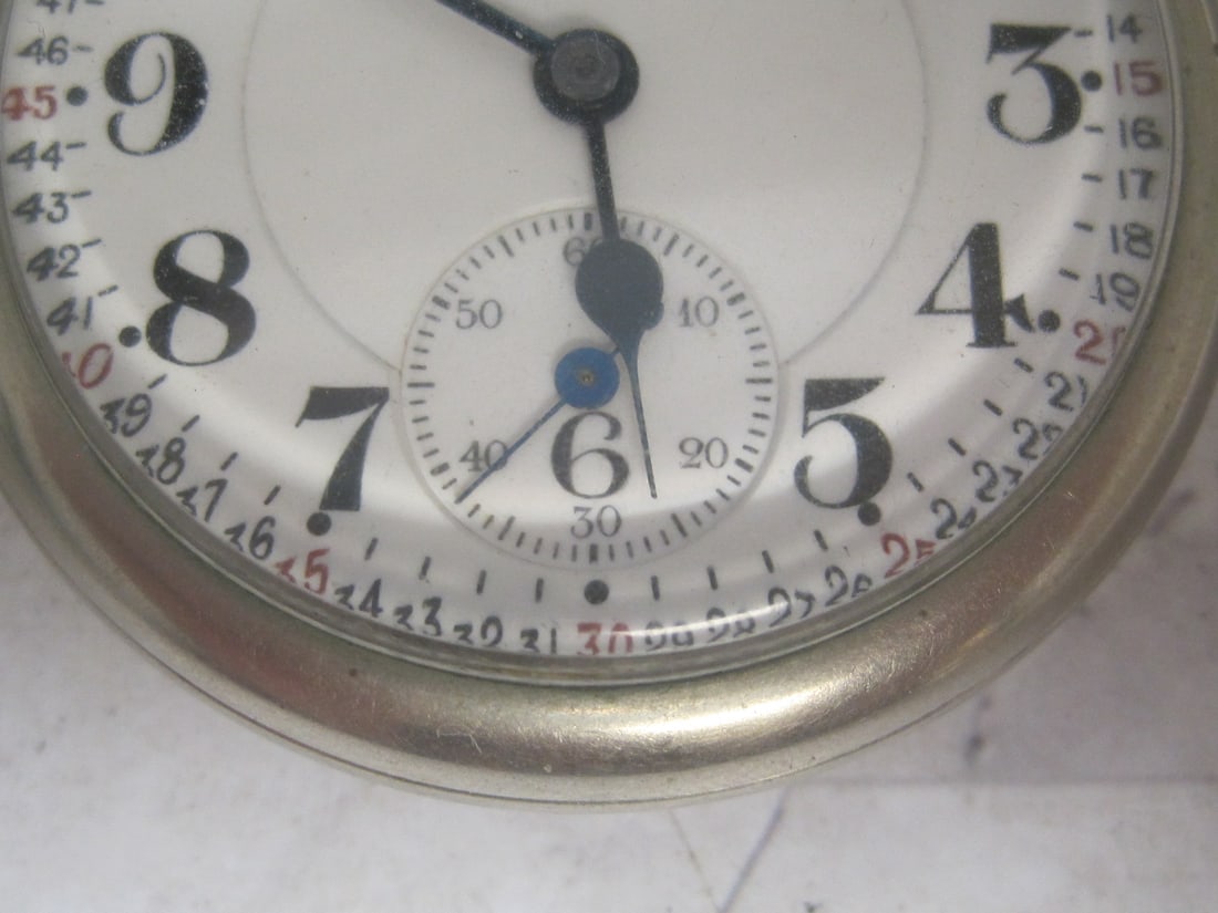 Hamilton 17 Jewels Silverode Pocketwatch - 3