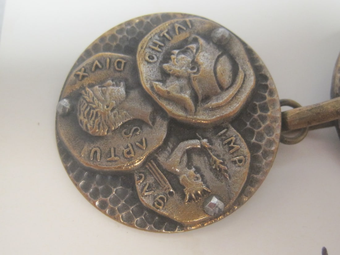 Coin Button Belt Buckle - 2