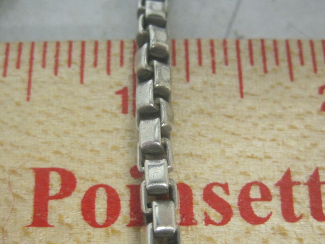 7 1/2" Sterling Silver Tiffany & Co. Venetian Link Bracelet - 5