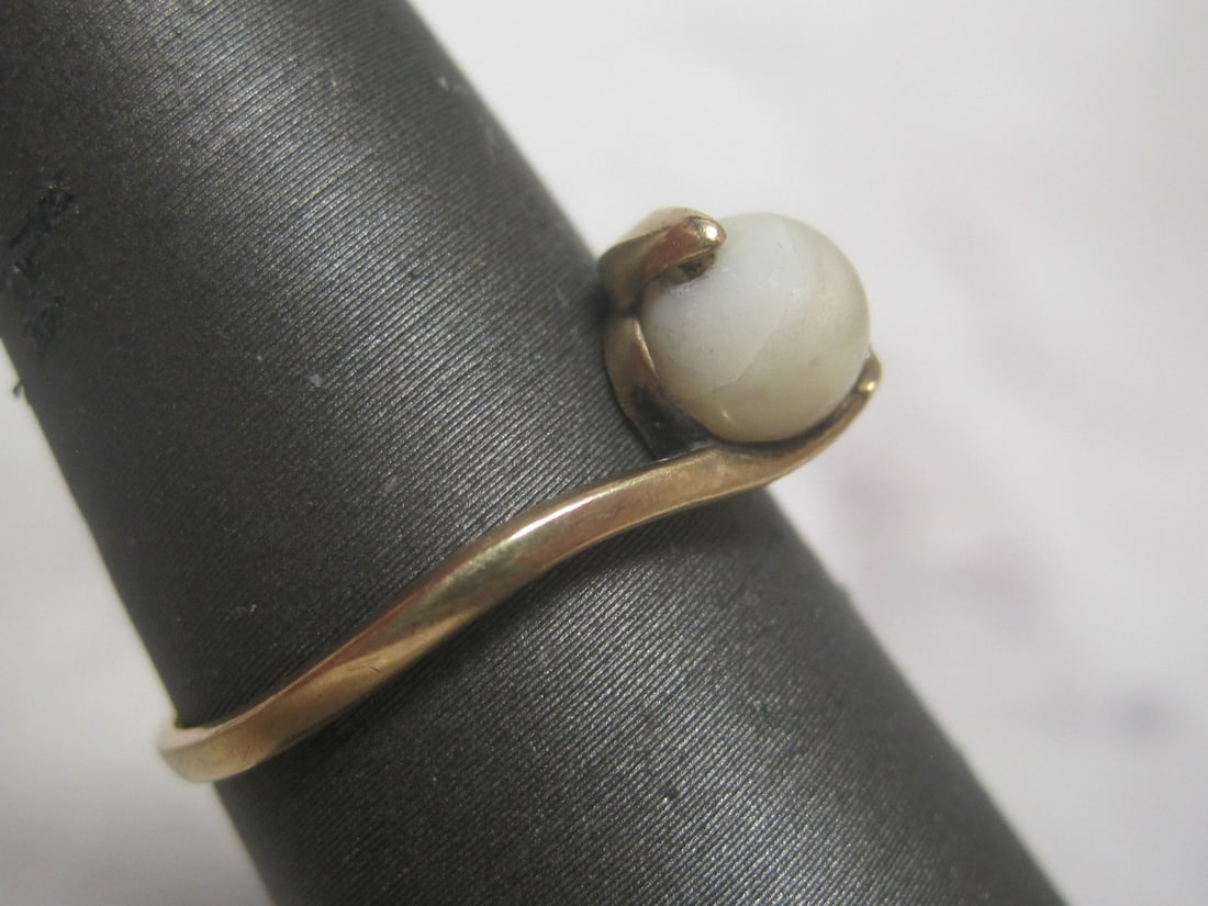 10k Gold Pearl Ring - 3
