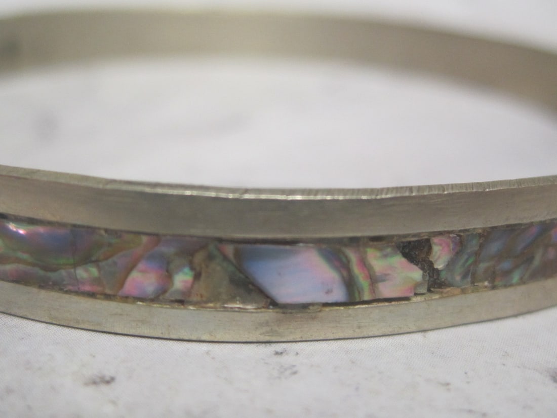 Abalone Bangle Bracelet - 3