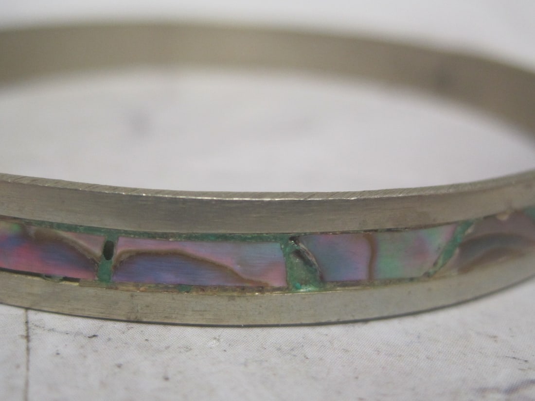 Abalone Bangle Bracelet - 4