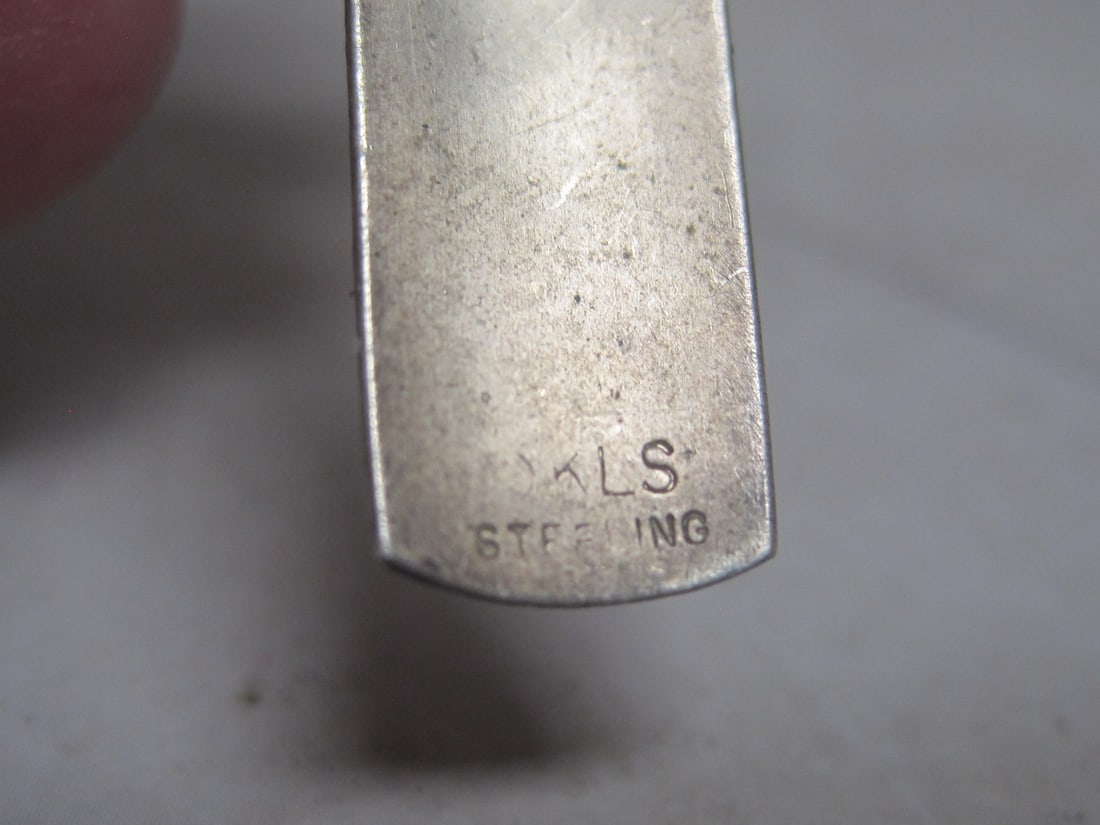 Sterling Silver Etched Bar Pierced Earrings with Goldtone & CZ Accents - 4