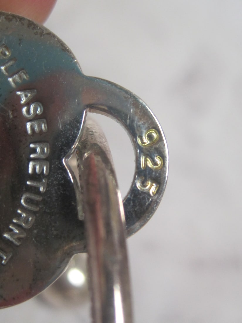 Sterling Silver Tiffany & Co. Horseshoe Key Ring - 4