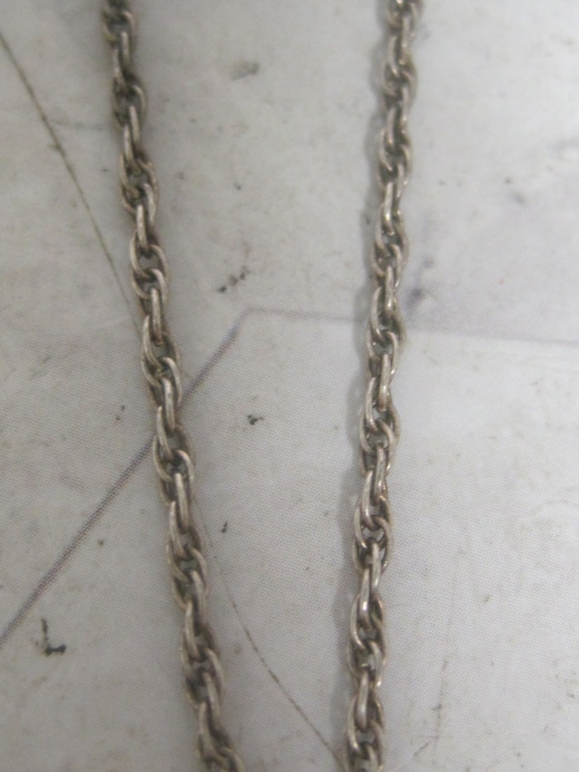 Sterling Silver Coke Bottle Pendant on 18" Sterling Silver Rope Chain - 3