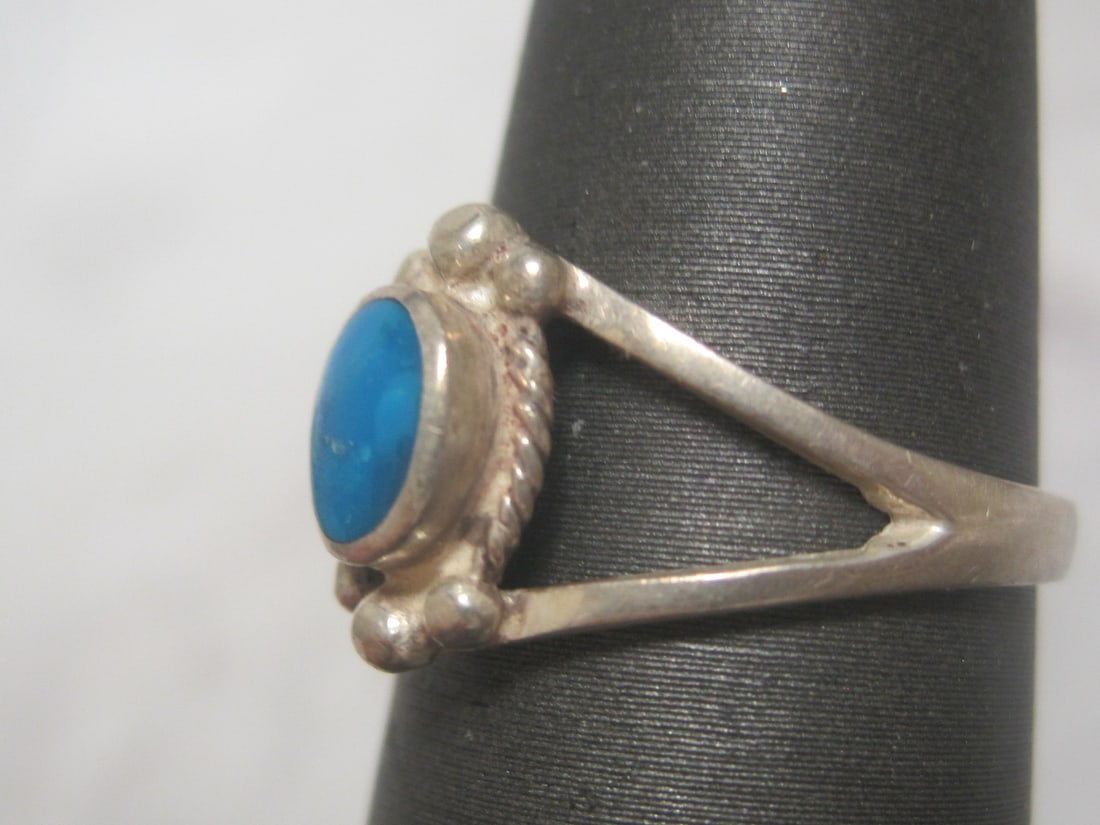 Sterling Silver Turquoise Ring - 2