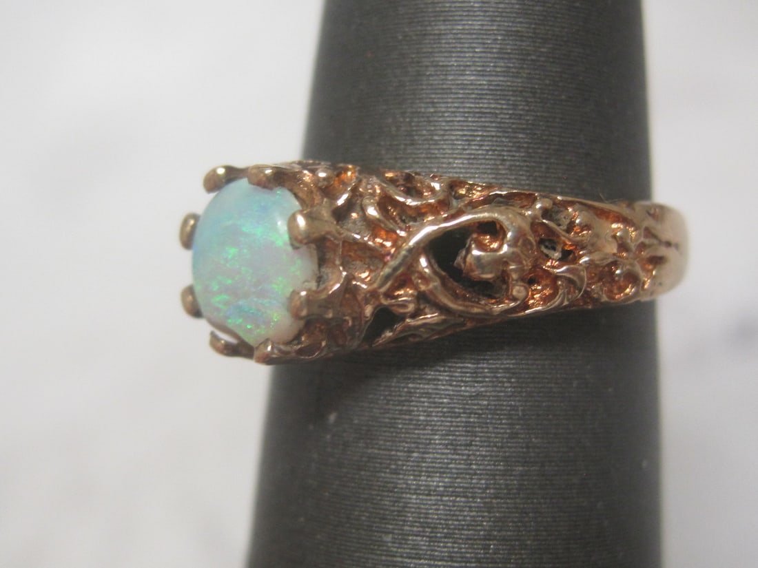 10k Gold Opal Ring - 2