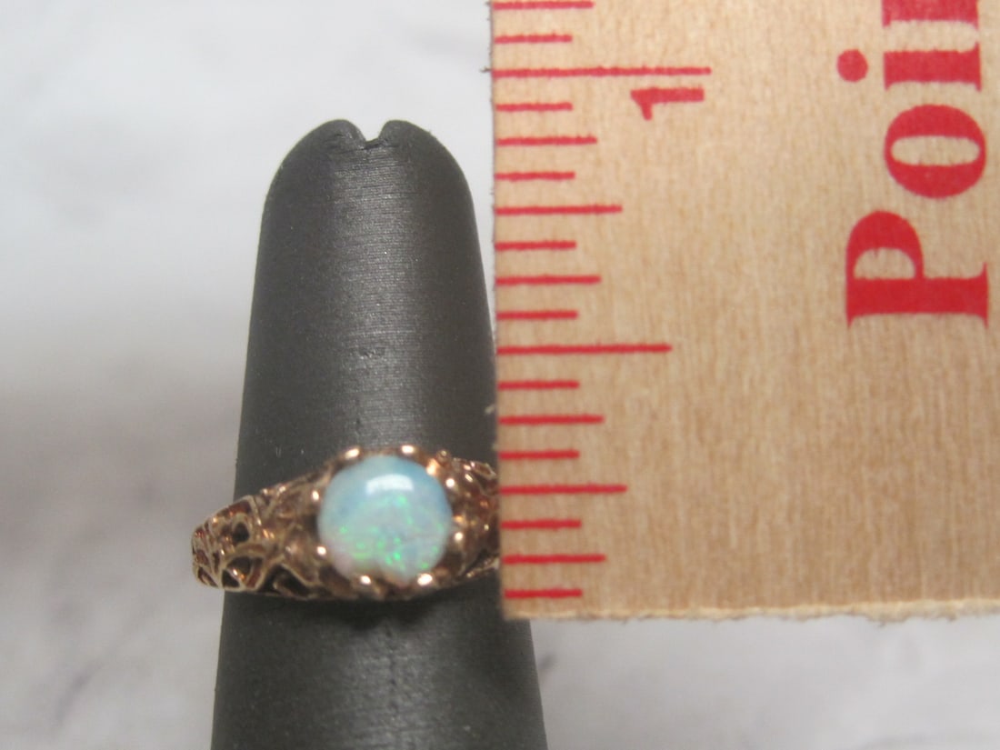 10k Gold Opal Ring - 4