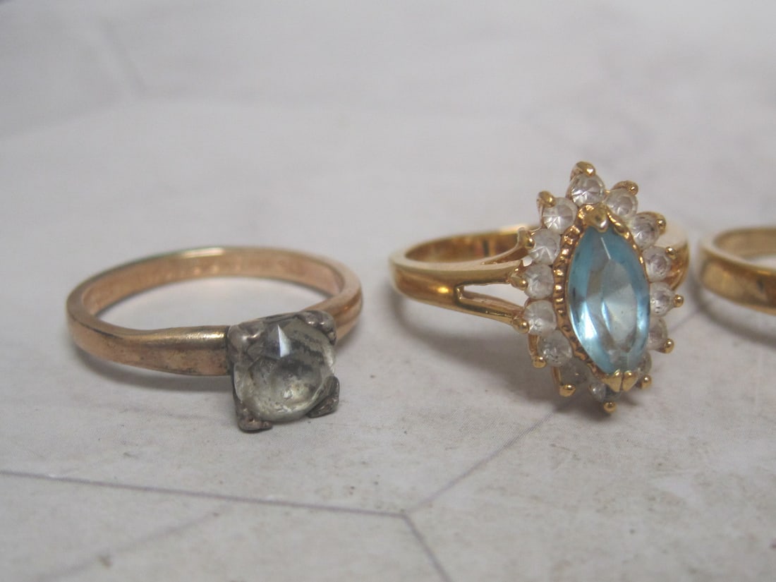 Lot of 6 Gold-filled Rings - 2