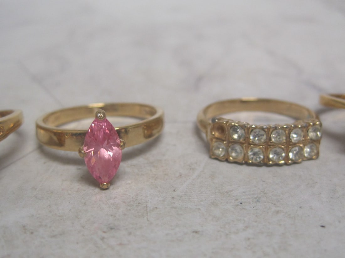 Lot of 6 Gold-filled Rings - 3