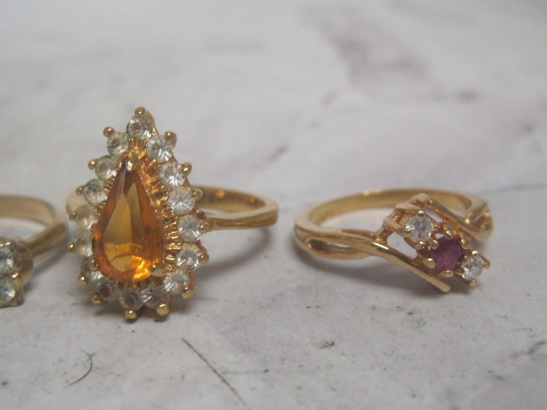 Lot of 6 Gold-filled Rings - 4