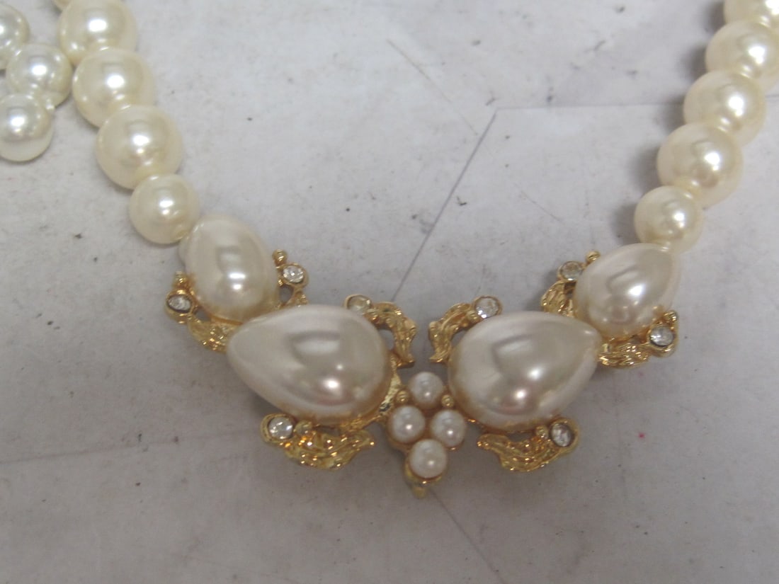 Lot of Faux Pearl Jewelry - 2