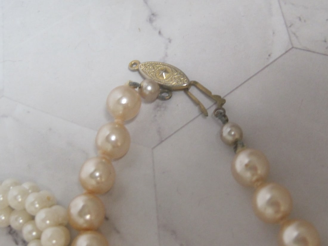 Lot of Faux Pearl Jewelry - 4