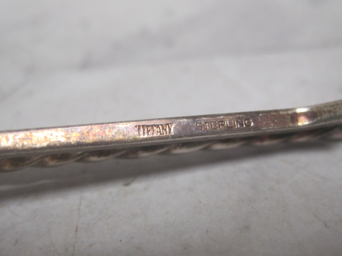 Sterling Silver Tiffany Tie Bar - 3