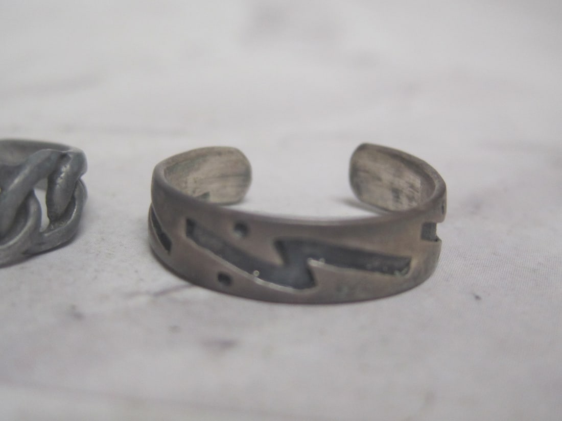 Lot of 3 Sterling Silver Cuff Rings - 2