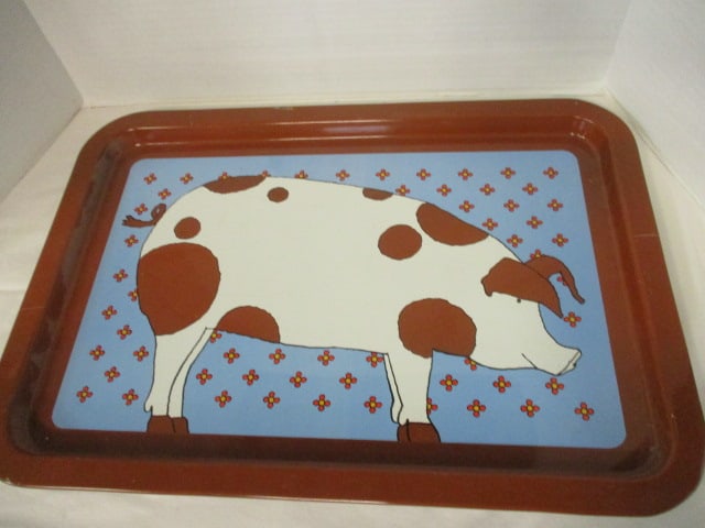 Metal Pig Tray: 19 x 13 1/2 