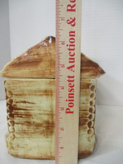 McCoy Log Cabin Cookie Jar - 7