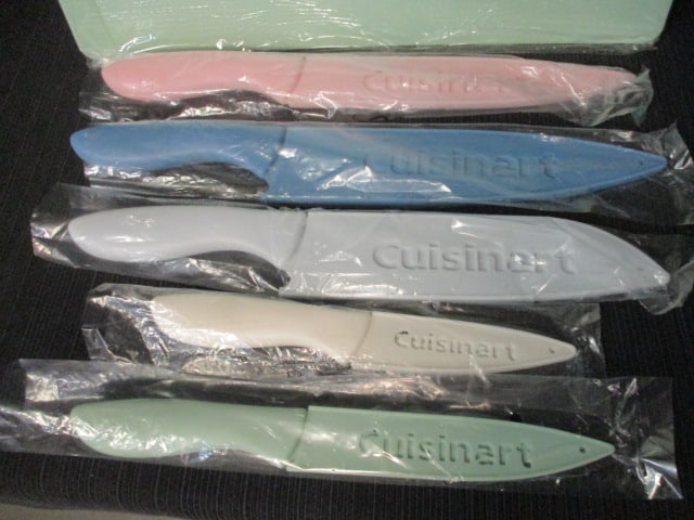 Cuisinart Knife Set w/Cutting Sheets in Box - 4