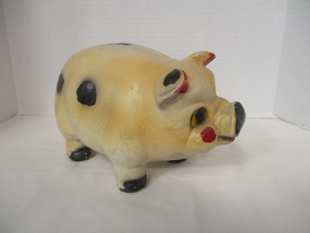 Chalkware Piggy Bank - 2