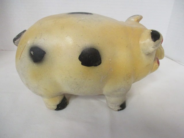 Chalkware Piggy Bank - 5