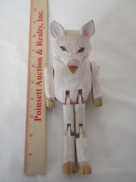 Wood Pig Shelf Sitters (Lot of 2) - 18