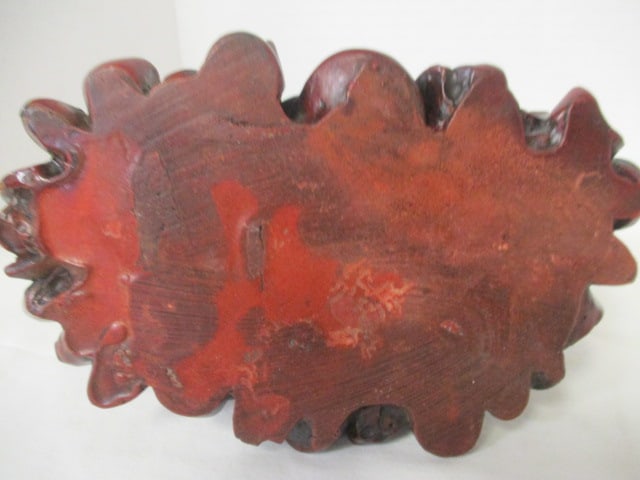 Red Cinabar (Lot of 2) Pig Figurines - 8