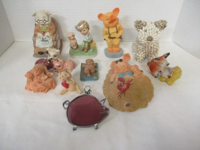 Sunbathing & Misc. Pigs Grouping: . 