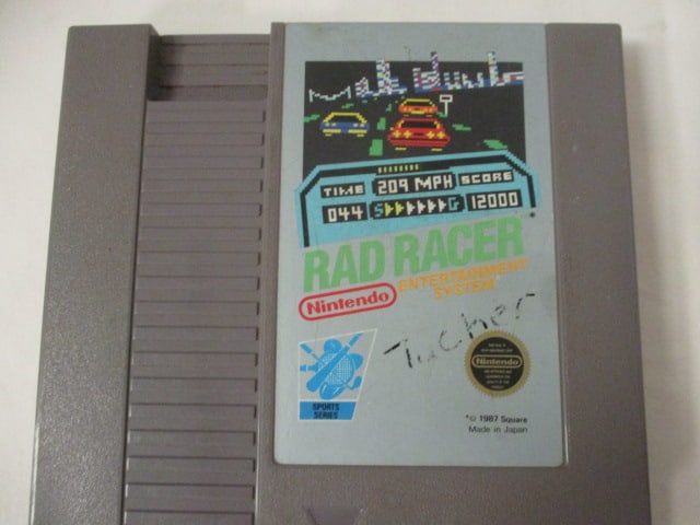 Nintendo (Lot of 3) Games-Contra, Rad Racer, Double Dragon - 2