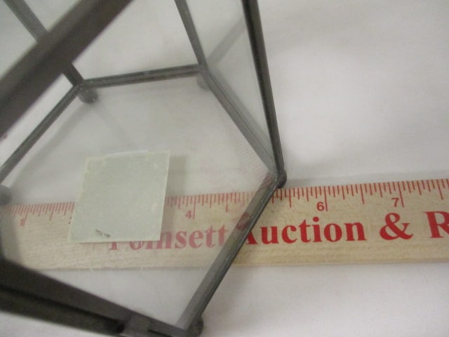 Leaded Glass Octagonal Display Case - 9