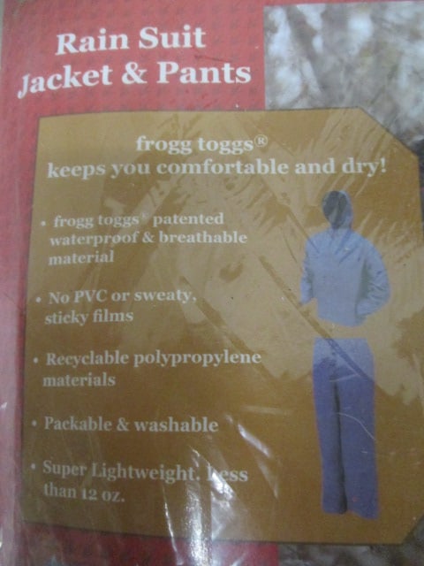 Frog Togs Rainsuit (2X), Red Ledge Rain Paints (2X) 2 PR, (L) 1 PR - 3