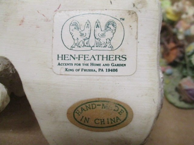 Turtles, Cow, Chickens, Rabbits, Figurines Grouping - 13