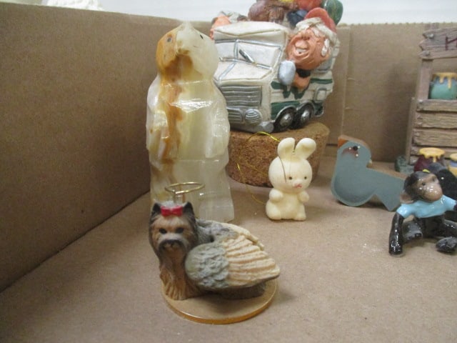 Turtles, Cow, Chickens, Rabbits, Figurines Grouping - 14