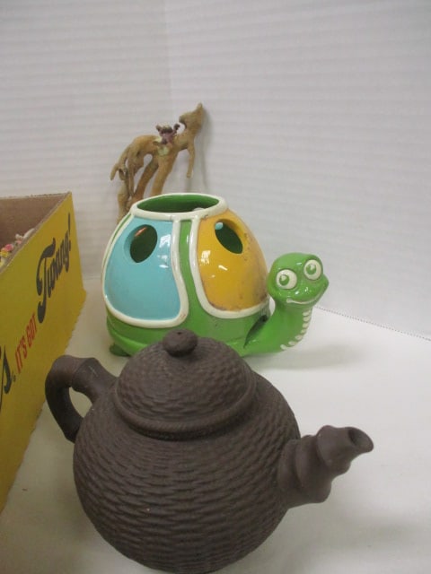 Turtles, Cow, Chickens, Rabbits, Figurines Grouping - 4