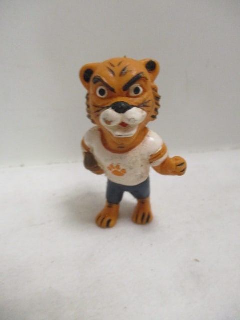 Clemson Football Programs, 1981 Coke Bottle, & Tiger Figure - 7