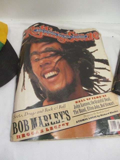 Bob Marley Memorabilia-1991 VHS, 1992 Hat, 1994 Magazines, etc. - 2