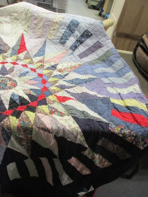 Vintaged String 66 x 80 Quilt,Christmas quilt topper 74 x 76, etc. - 14