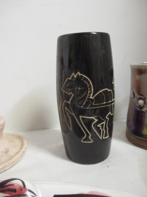 Pottery Plate, Bird Hook, Misc. - 9