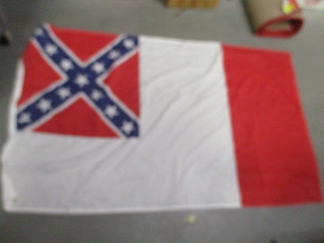 Polyester (3rd) National Confederate Flag: . 