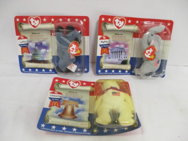Ty Packaged American Trio 2000 Beanie Babies: See all pictures