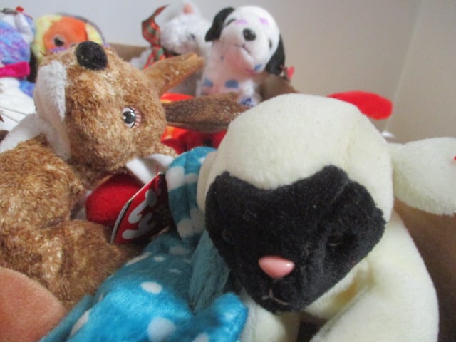 Ty Beanie Babies-Asst. Reindeer, Cow, Dizzy, Bananas, etc. - 3