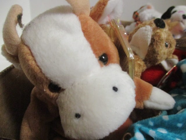 Ty Beanie Babies-Asst. Reindeer, Cow, Dizzy, Bananas, etc. - 4