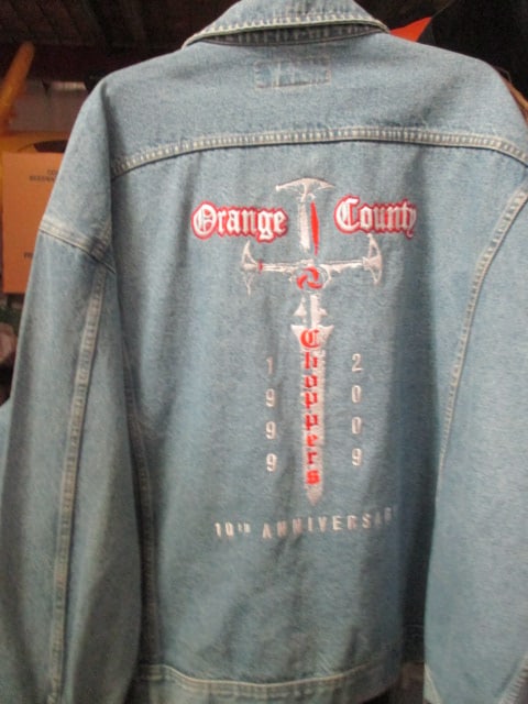 Lee Denim Vintage Jacket-10 Anniversary Orange County Choppers - 4