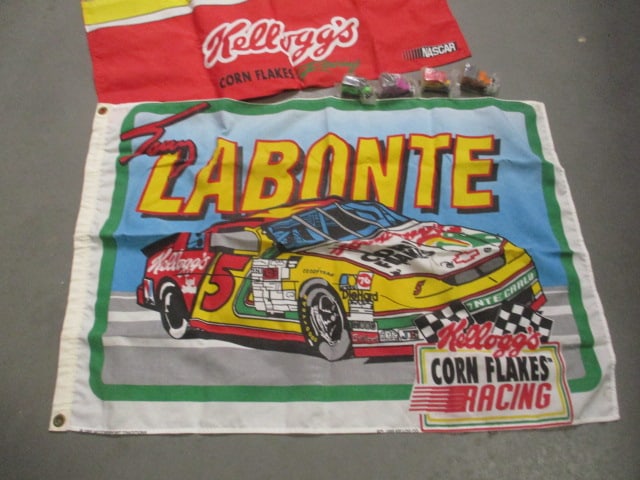 Terry Labonte House Flag, & Lot of 4 Matchbox Cars - 2