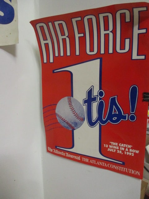 Braves 1984 Caravan Autographed Poster, 3 Posters, etc. - 12